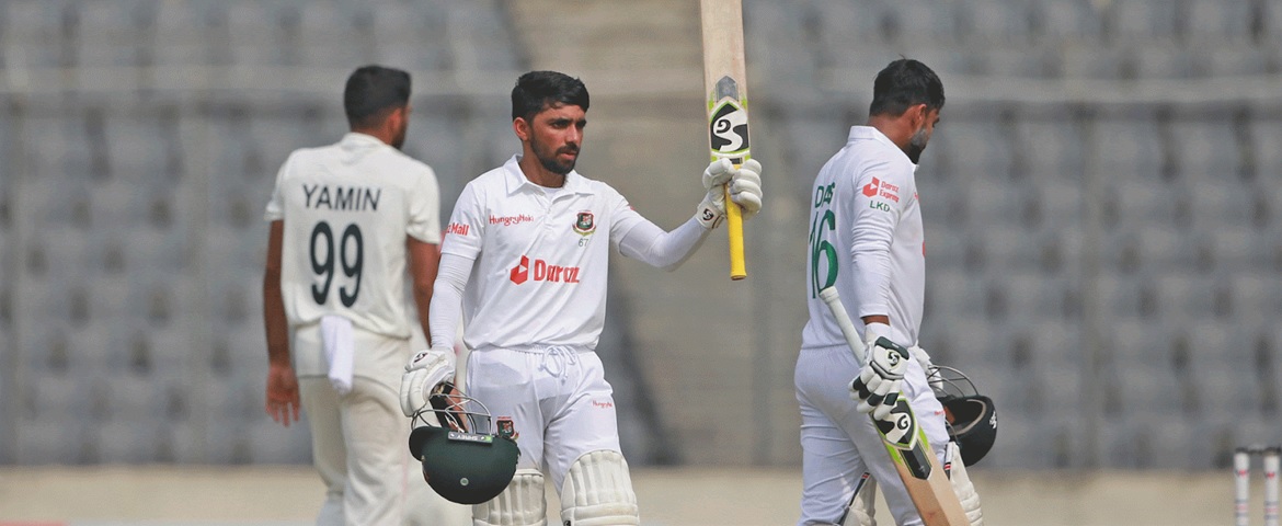 Shanto and Mominul centuries set massive 662-run target for Afghanistan 1 Shanto and Mominul