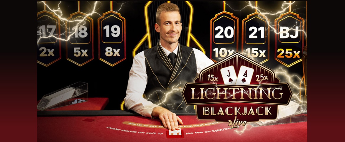 How to play and win Lightning Blackjack Live casino 1 Lightning Blackjack